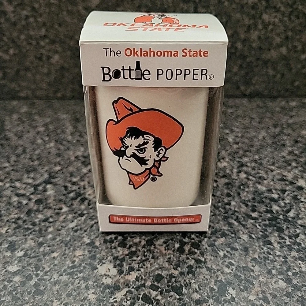 OSU Oklahoma‎ State Bottle Popper Ultimate Bottle Opener NCAA Football Tailgate